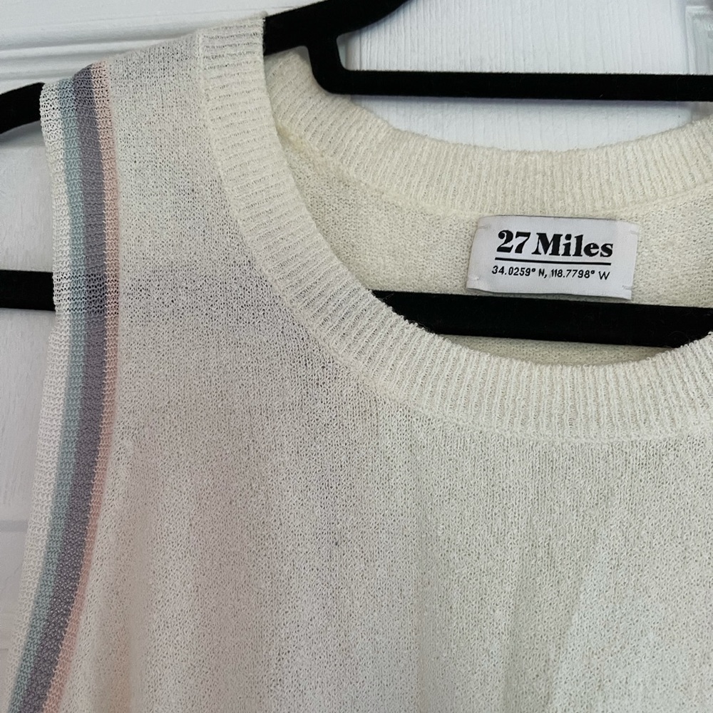 27 Miles Sweater Tank